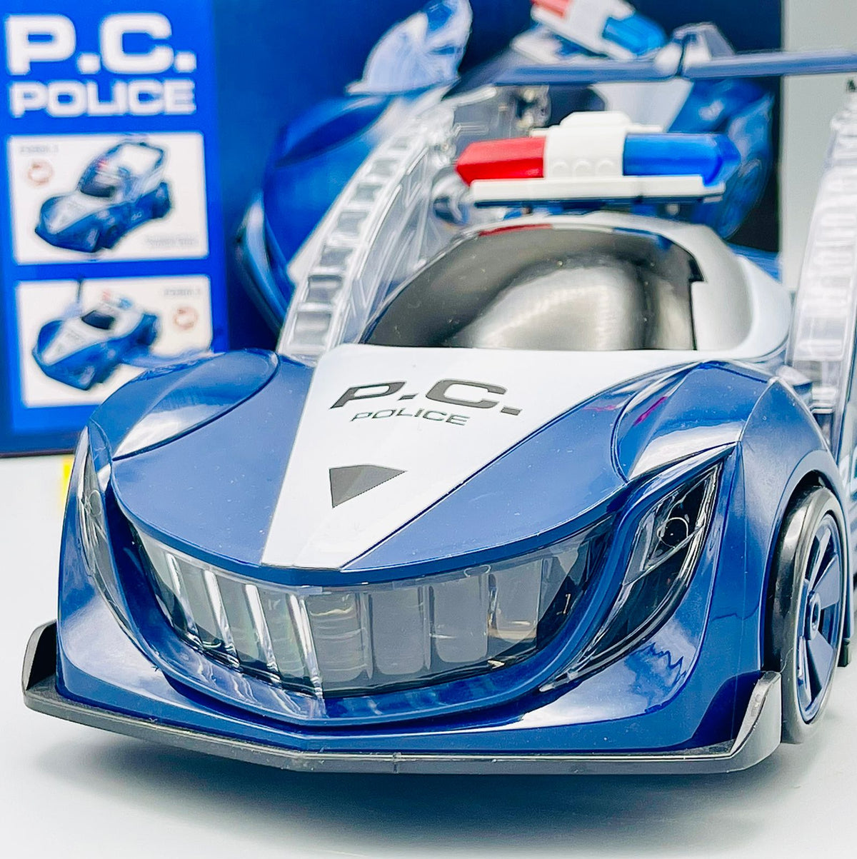Police Car Automatic Change Shape with Light