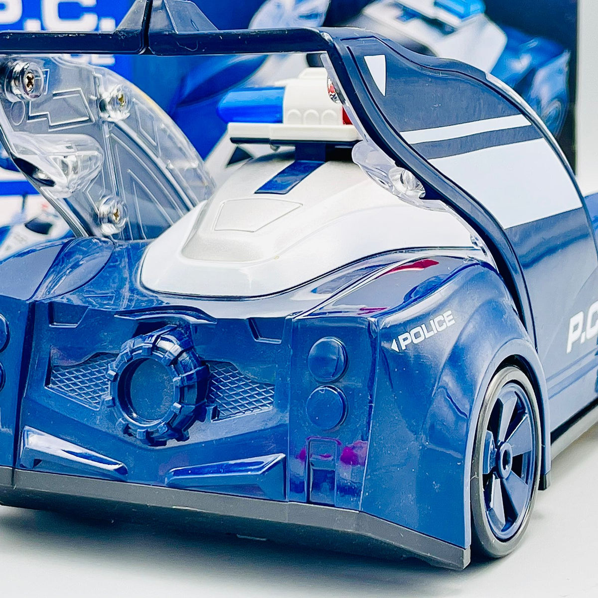 Police Car Automatic Change Shape with Light