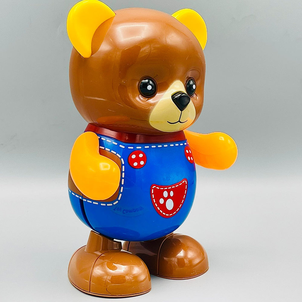 Swinging Bear Happy with Lights