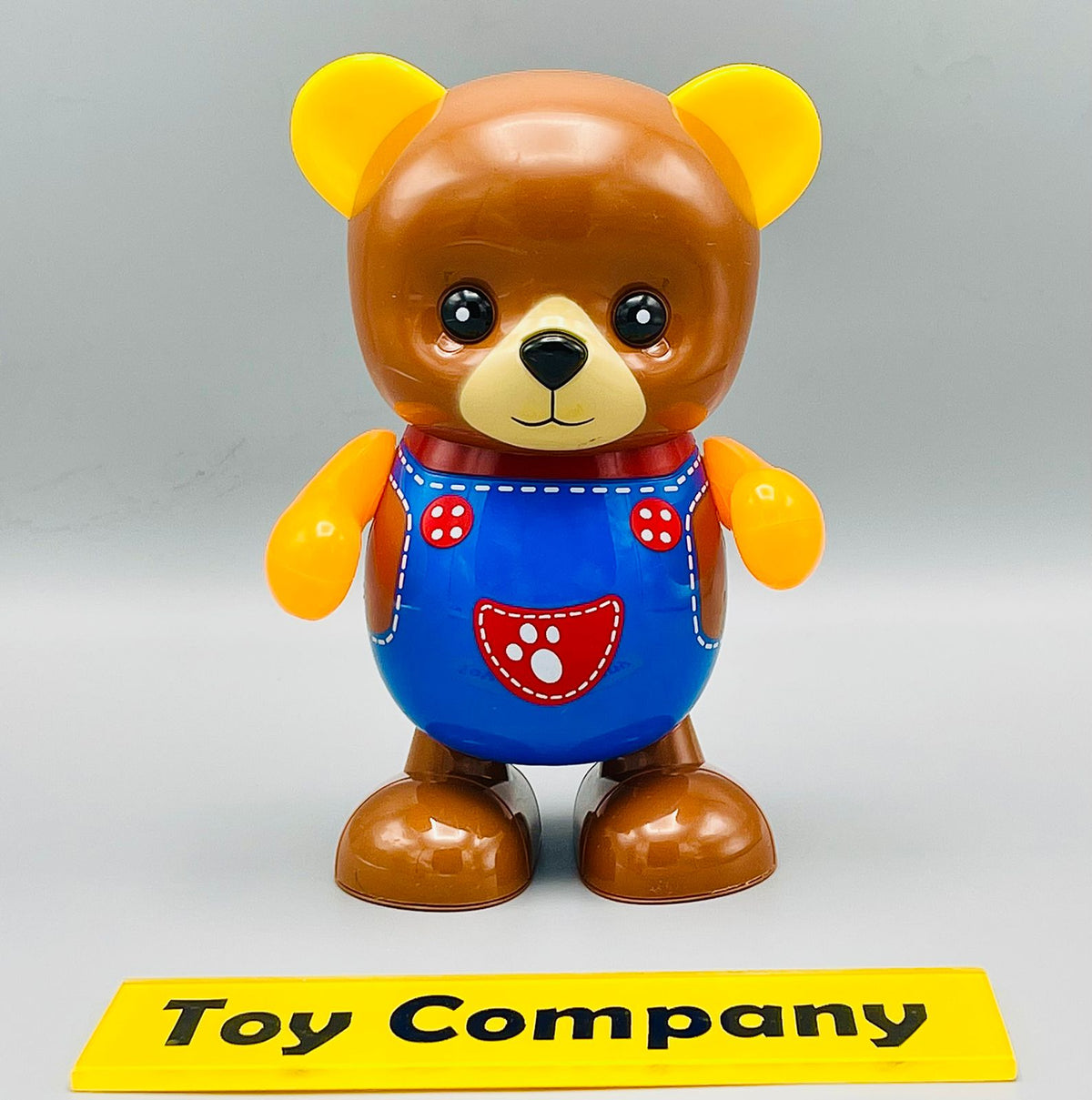 Swinging Bear Happy with Lights