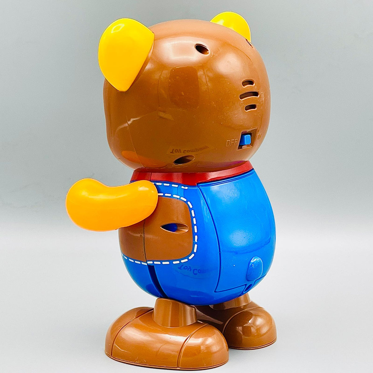 Swinging Bear Happy with Lights