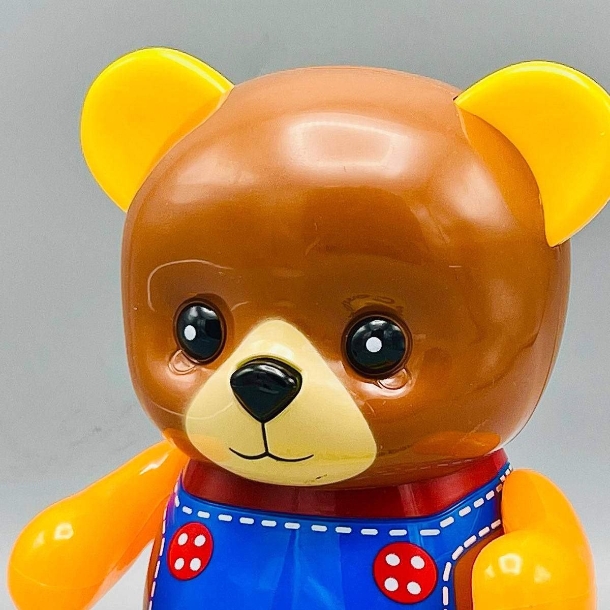 Swinging Bear Happy with Lights