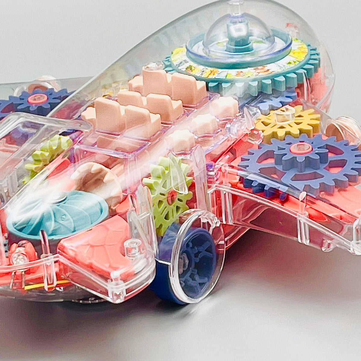 Gear Airplane Toy-Transparent Body