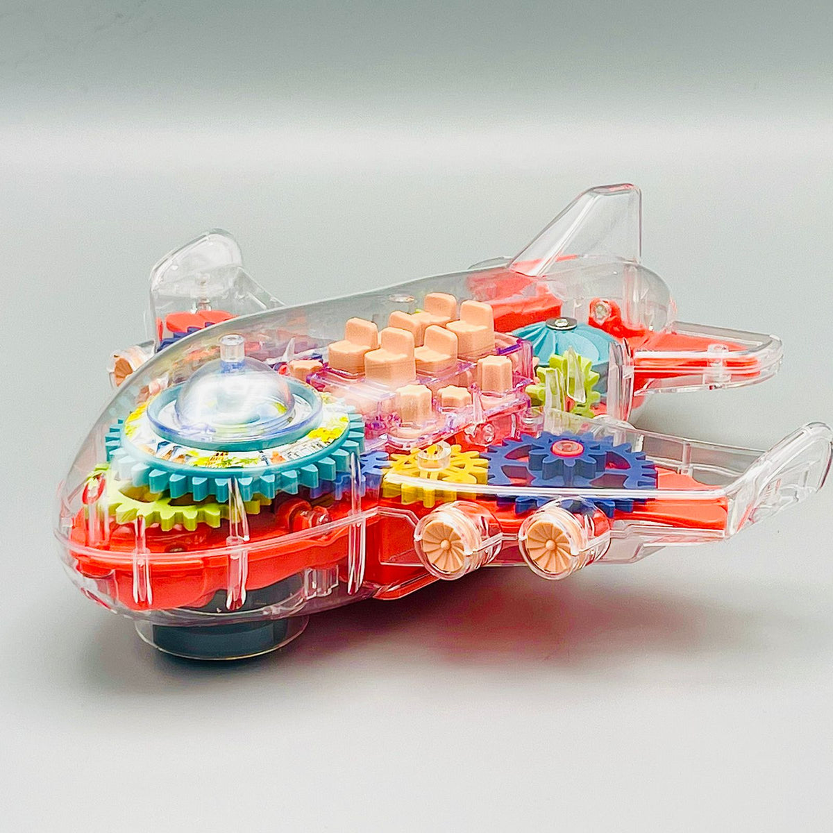 Gear Airplane Toy-Transparent Body