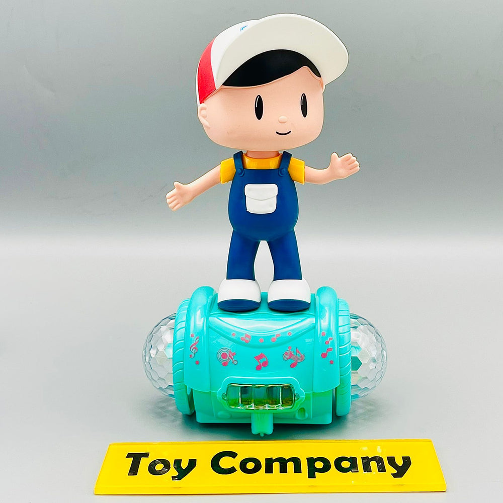 Musical Dancing Spinning Boy Doll with Flashing Lights