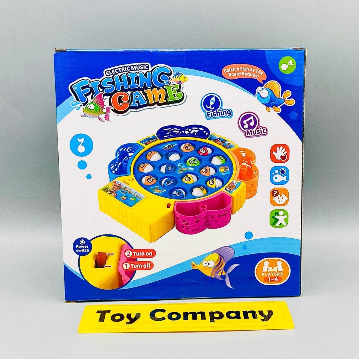Electronic Fishing Game Toy with Rods Pole