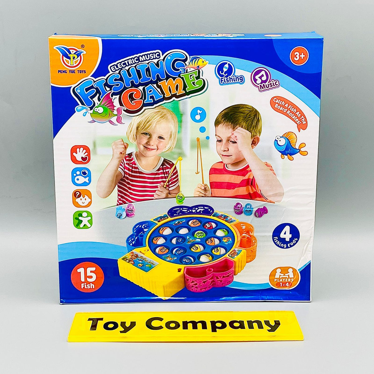 Electronic Fishing Game Toy with Rods Pole