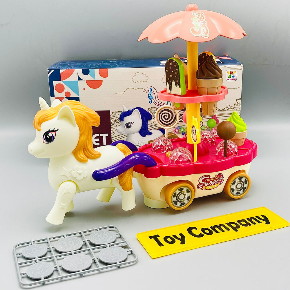 Ice Cream & Candy Mini Shopping Cart
