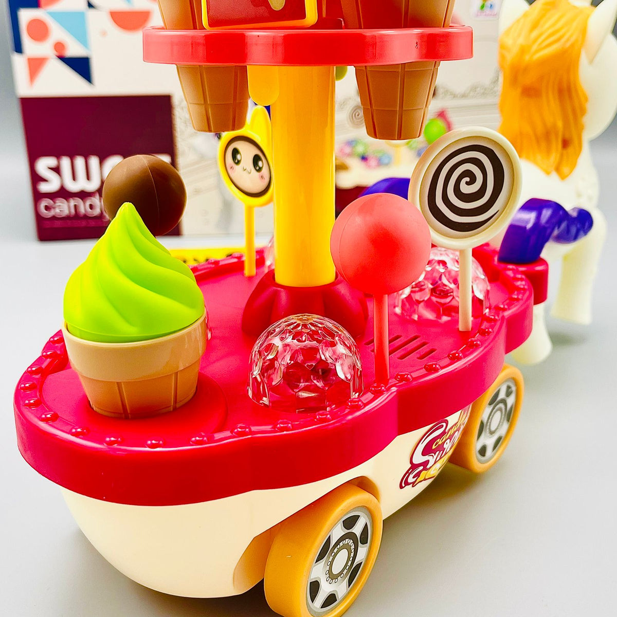 Ice Cream & Candy Mini Shopping Cart