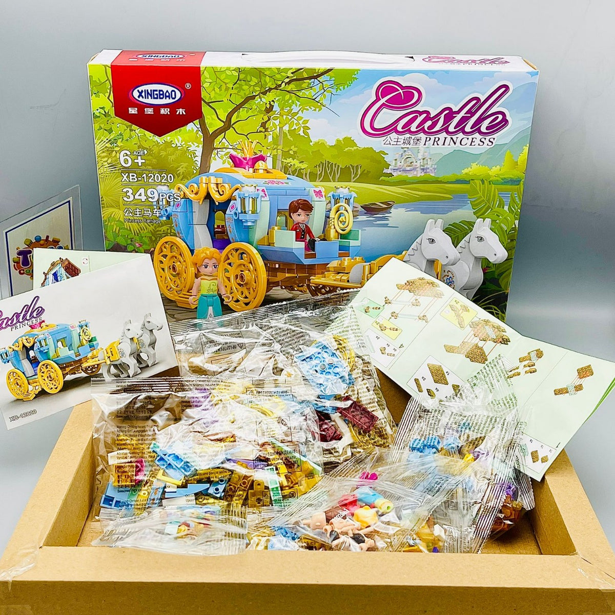 Lego Blocks-Princess Castle Royal Horse