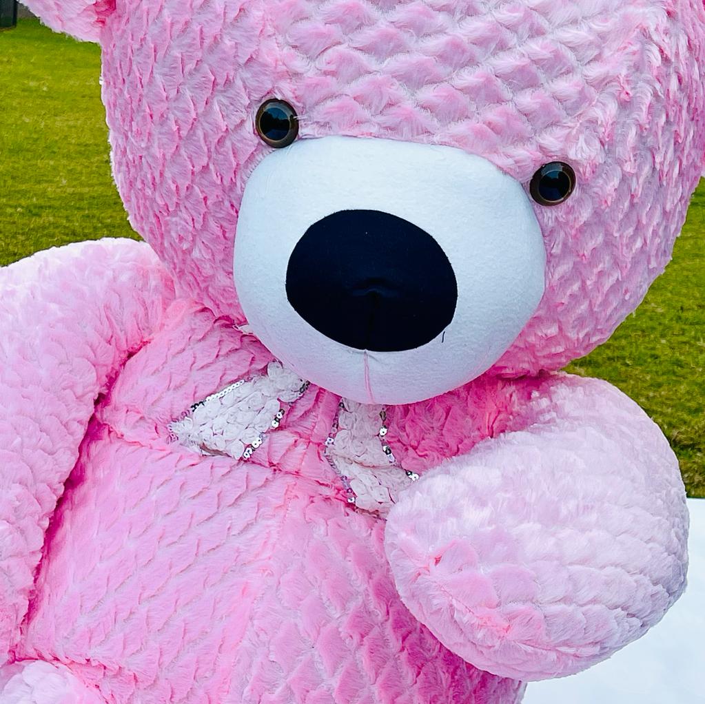Giant Pink Teddy Bear Stuffed Toy