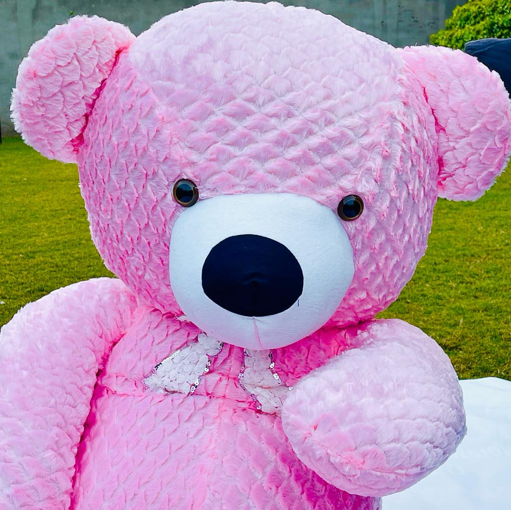 Giant Pink Teddy Bear Stuffed Toy