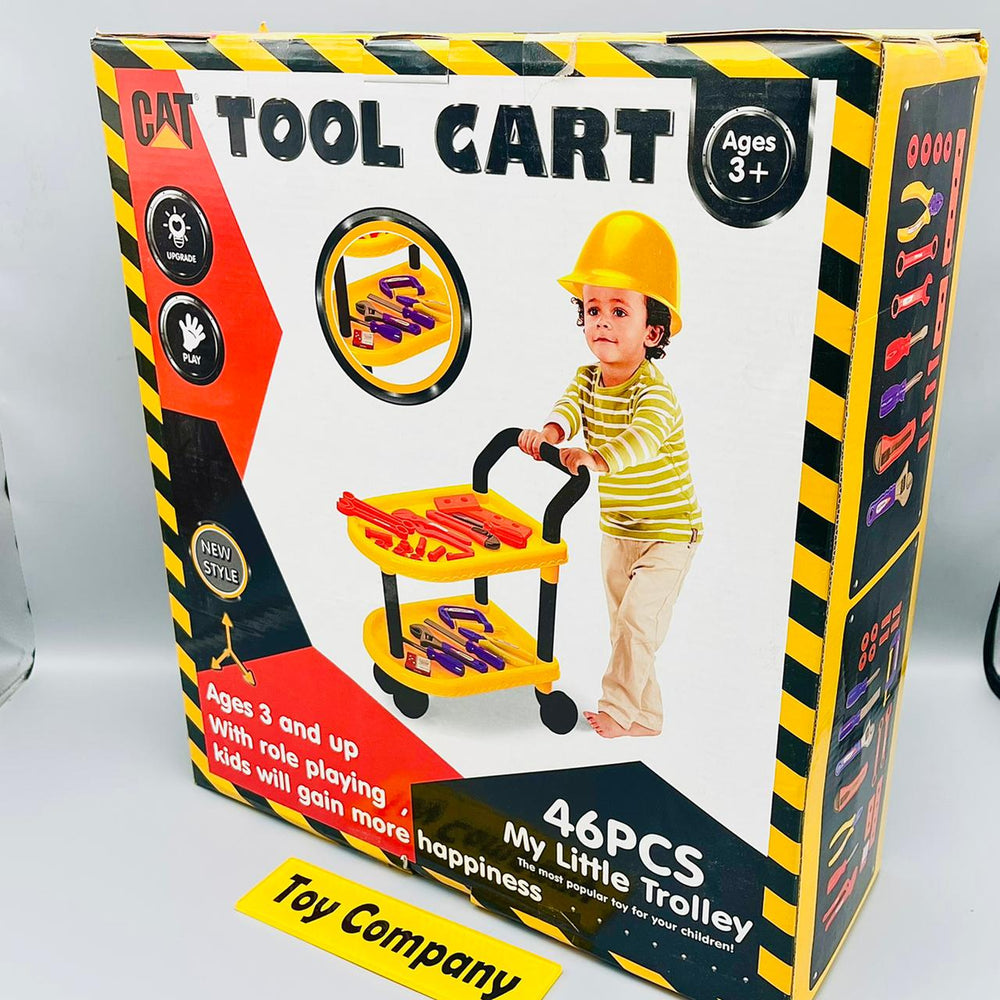 My Little Trolley Tool Cart - 46Pcs