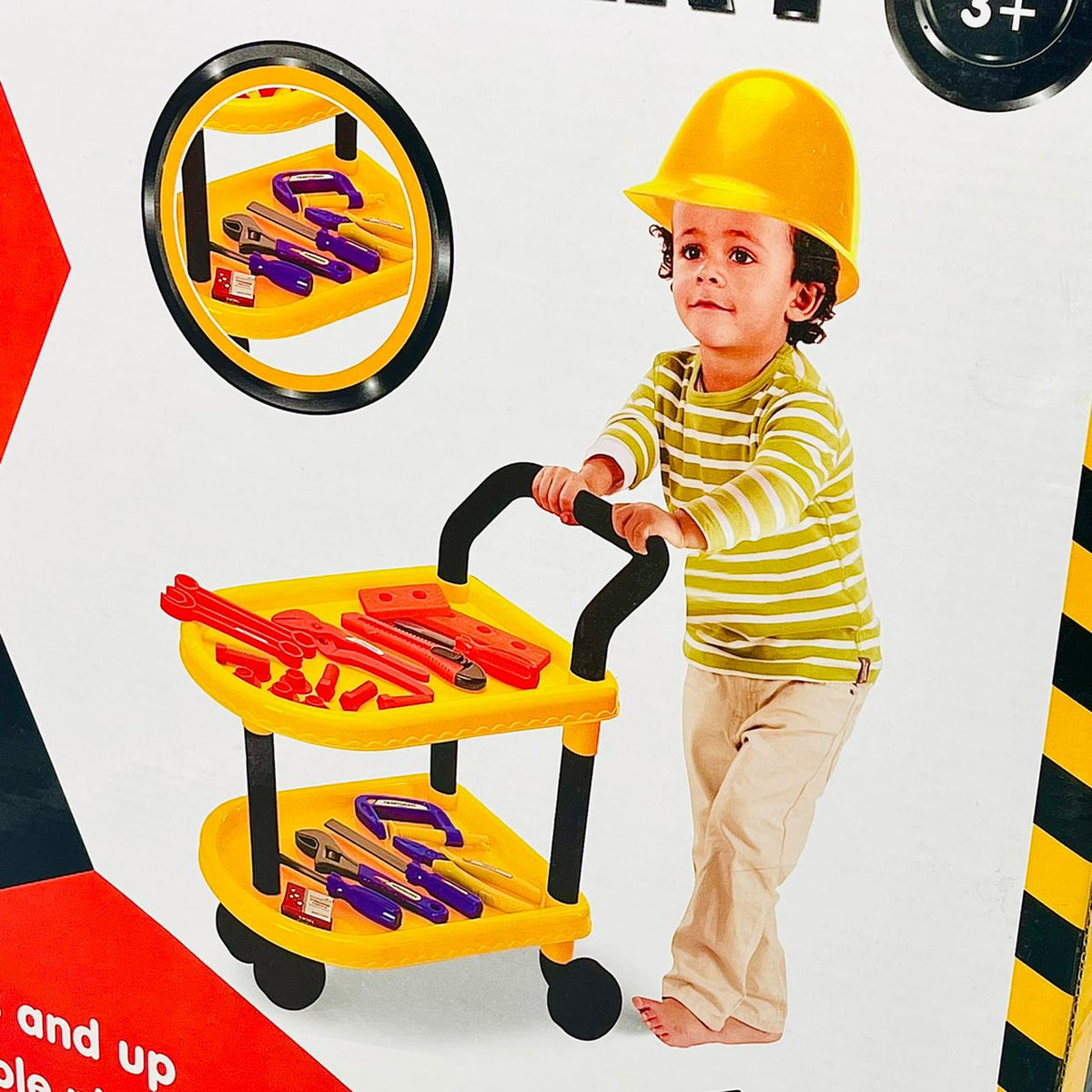 My Little Trolley Tool Cart - 46Pcs