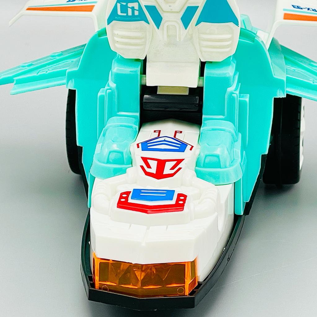 Bump & Go Transforming Robot Aircraft