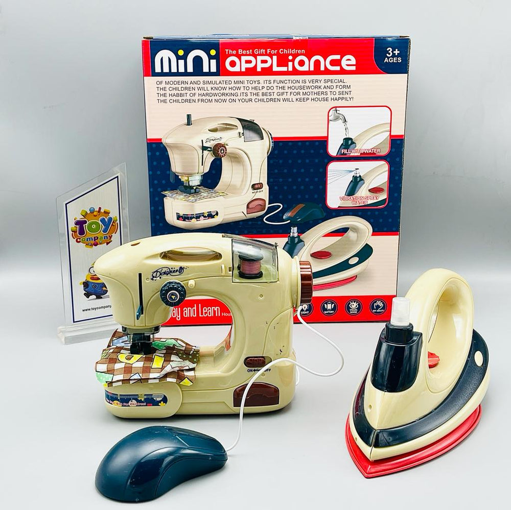 Realistic Sewing machine & Iron