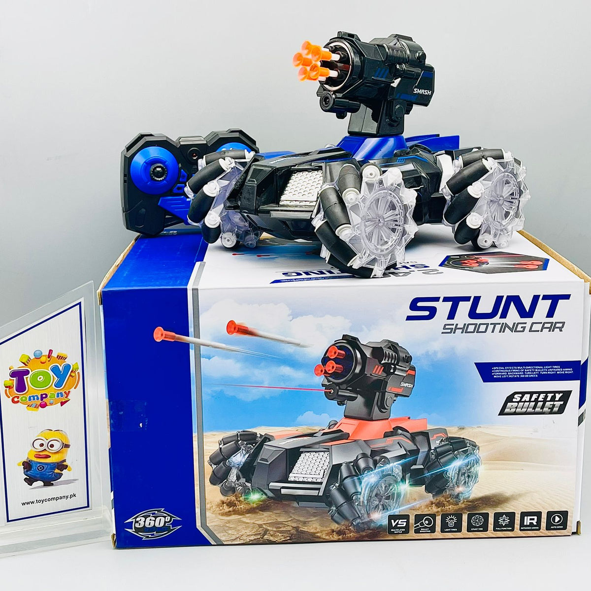 Soft Bullet Stunt Remote Control Car-Shooting Car
