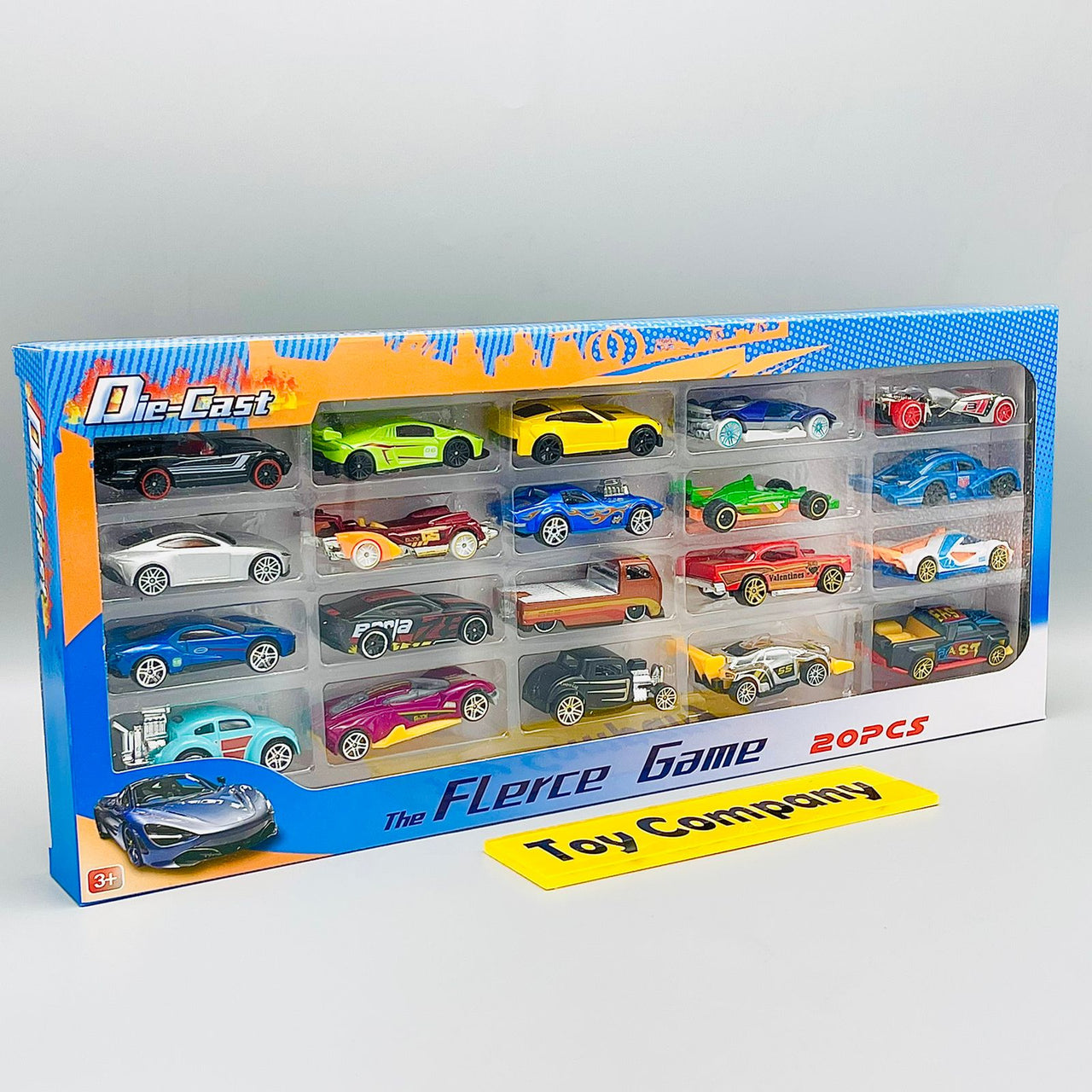 Diecast Hot Wheels Style Set of 20 Vehicles