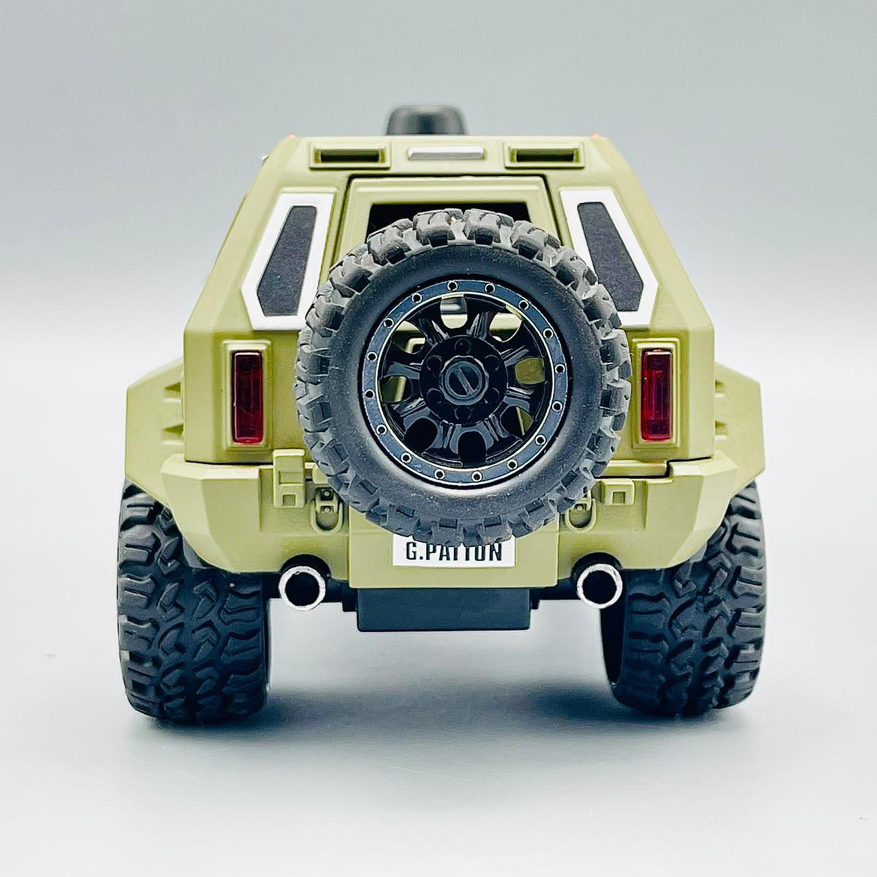 1:24 Diecast Metal Chariot George Patton Off Road SUV