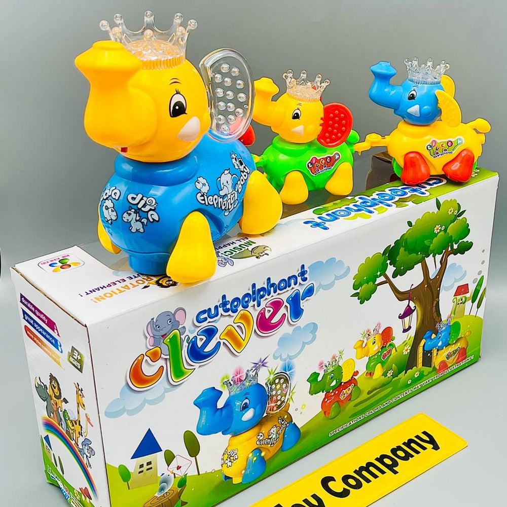 Cute Elephant Family