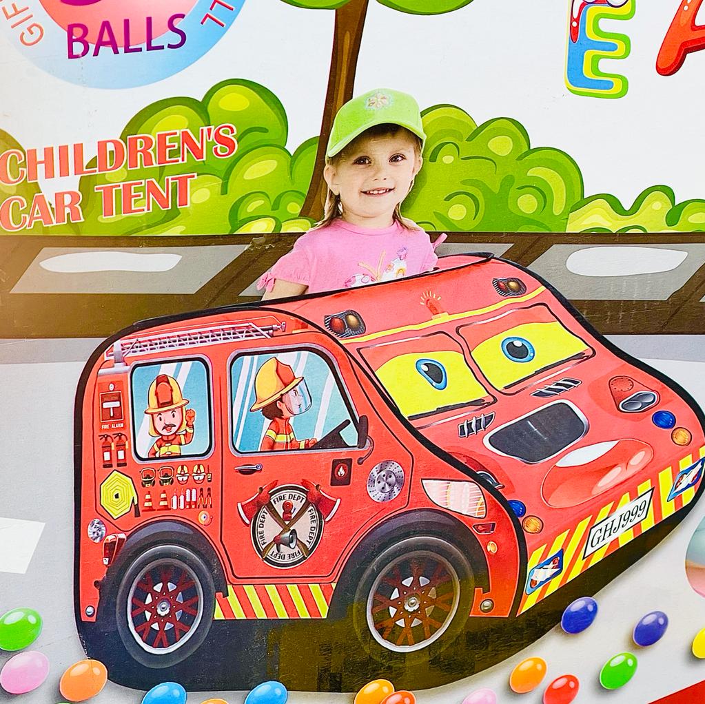 Children's Car Tent with Balls