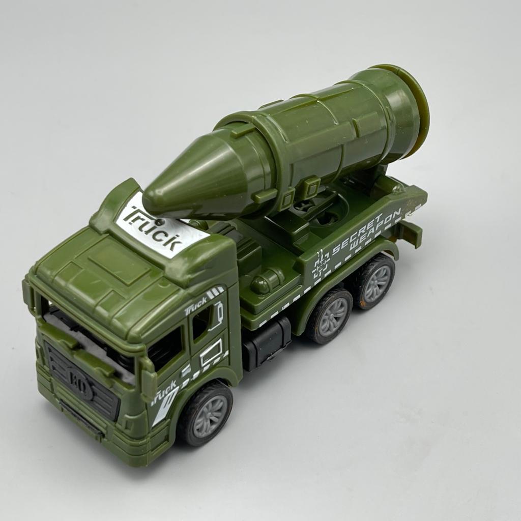 Pullback Mini Military Toy Playset-Trucks & Bike