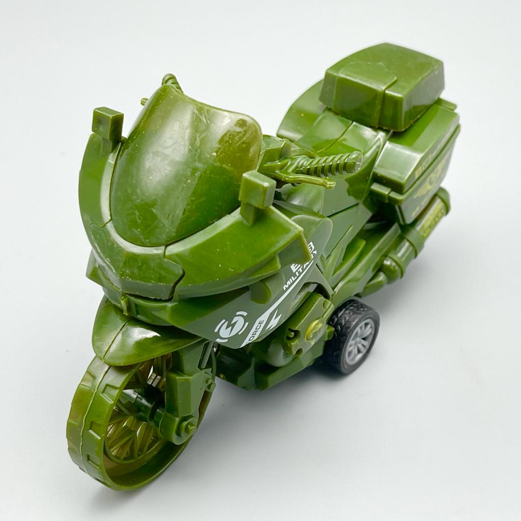 Pullback Mini Military Toy Playset-Trucks & Bike