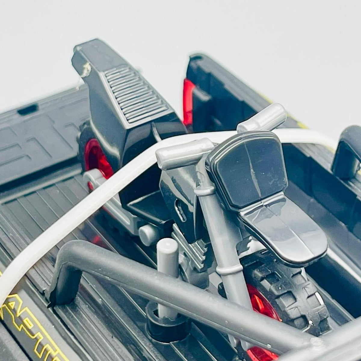 Diecast Ford Beast Raptor F150 with Bike