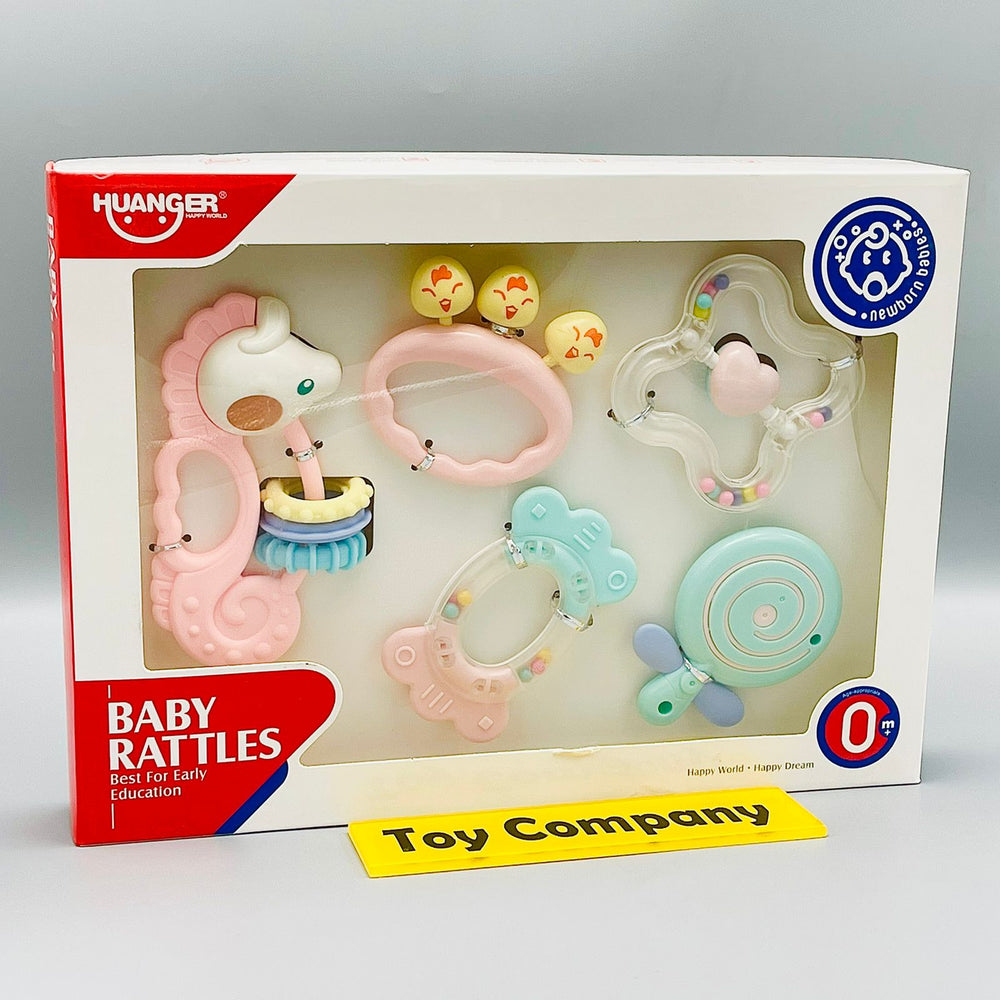 Baby Cartoon Rattle Toy (5pcs)