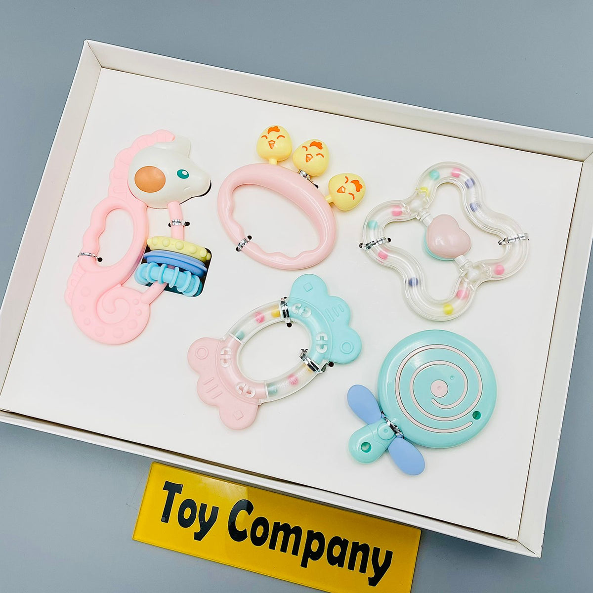 Baby Cartoon Rattle Toy (5pcs)