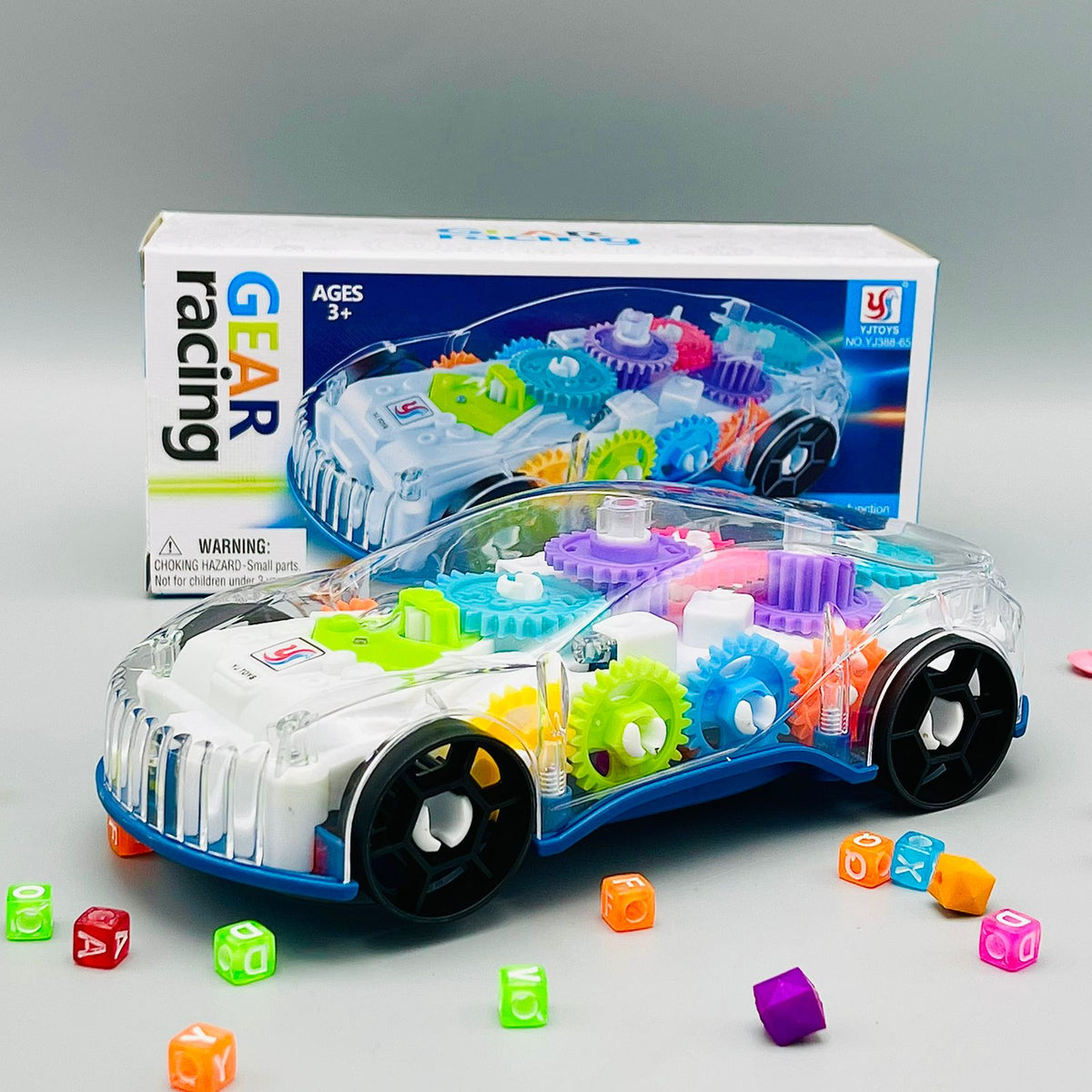 Gear Car Toy-Transparent Body