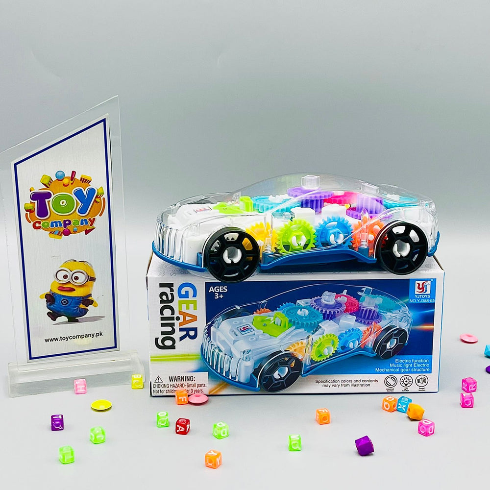 Gear Car Toy-Transparent Body