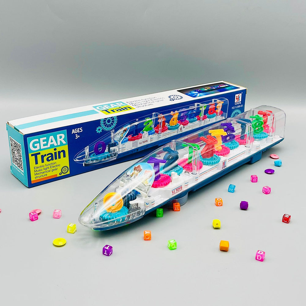 Gear Train Toy-Transparent Body