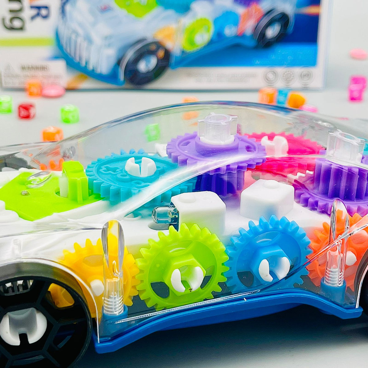 Gear Car Toy-Transparent Body