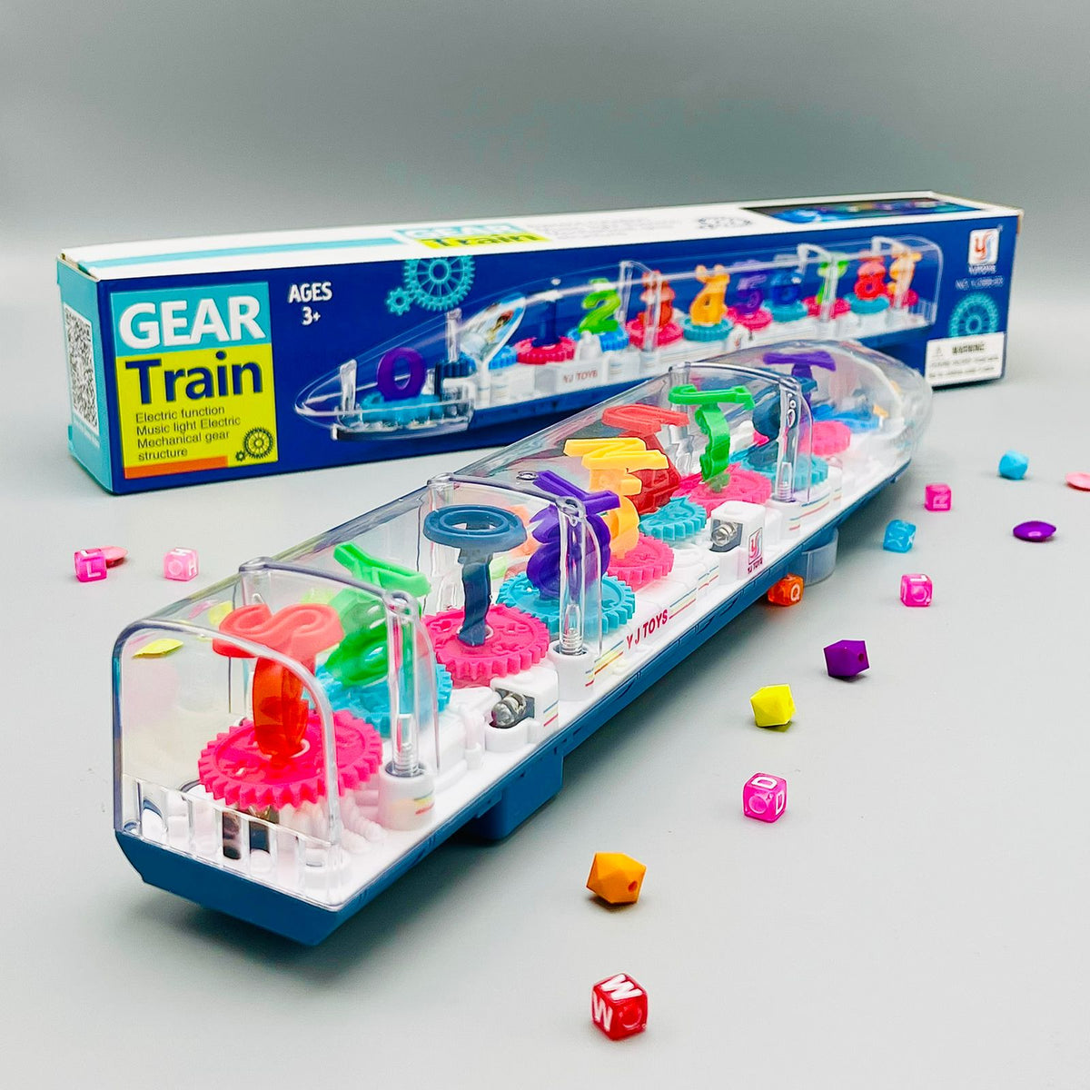 Gear Train Toy-Transparent Body