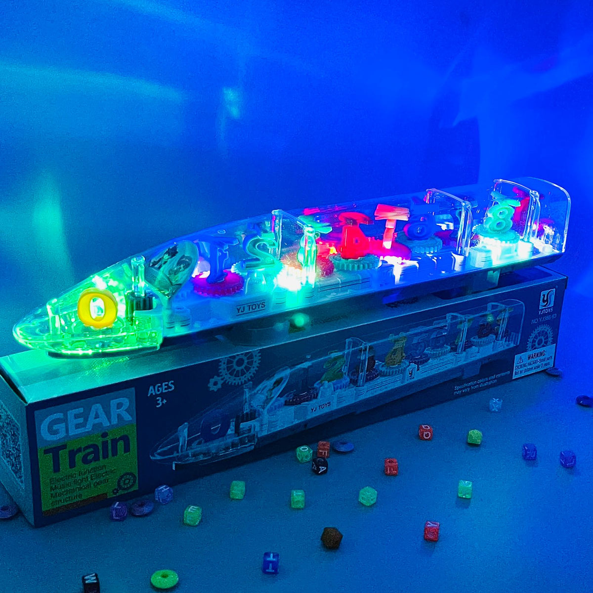 Gear Train Toy-Transparent Body