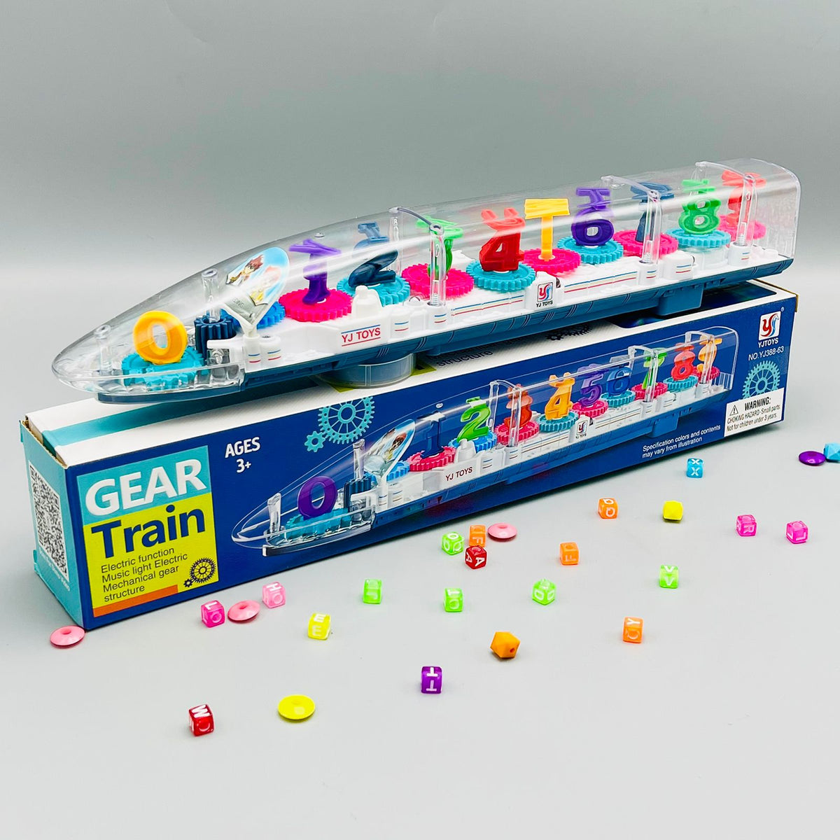 Gear Train Toy-Transparent Body