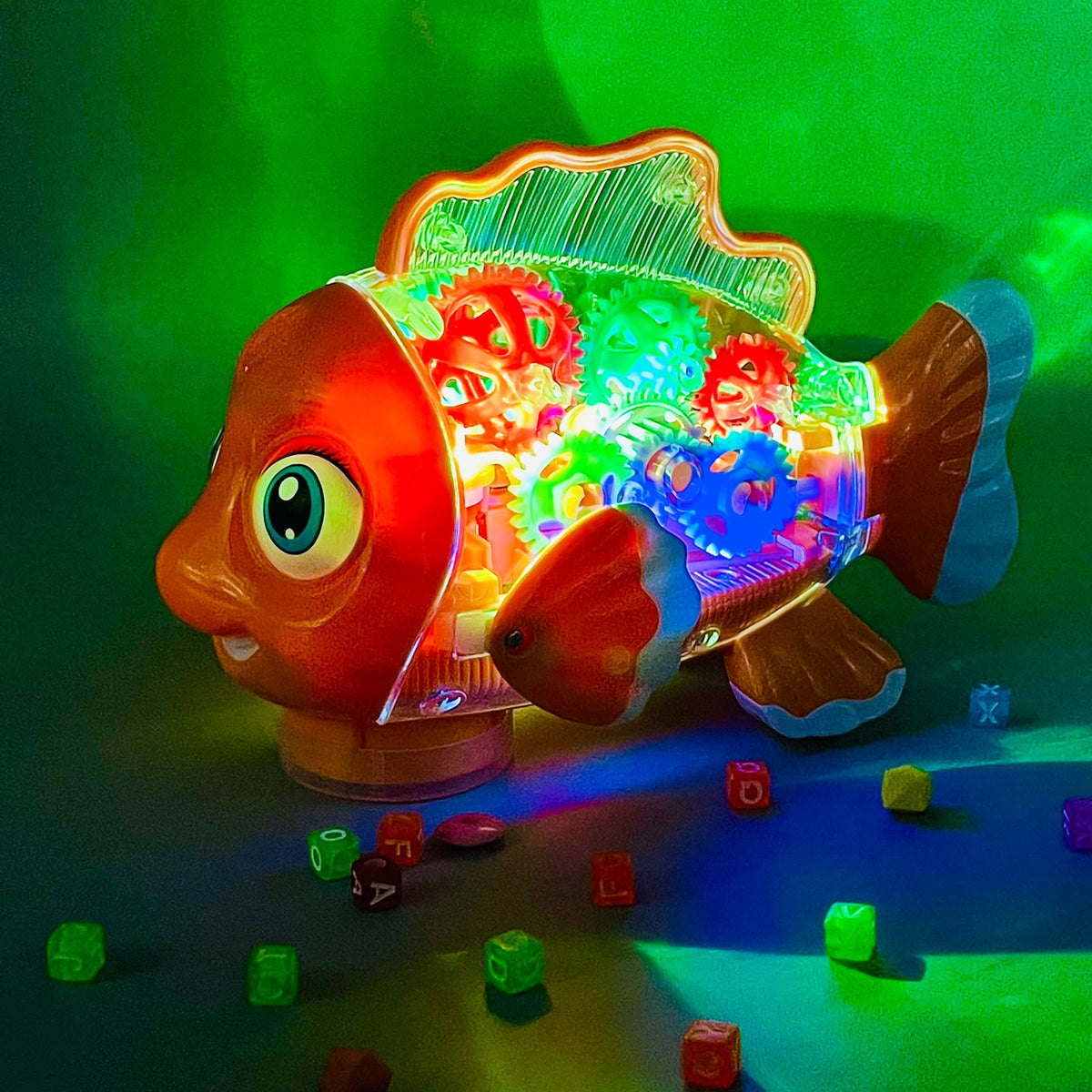Gear Fish Toy-Transparent Body