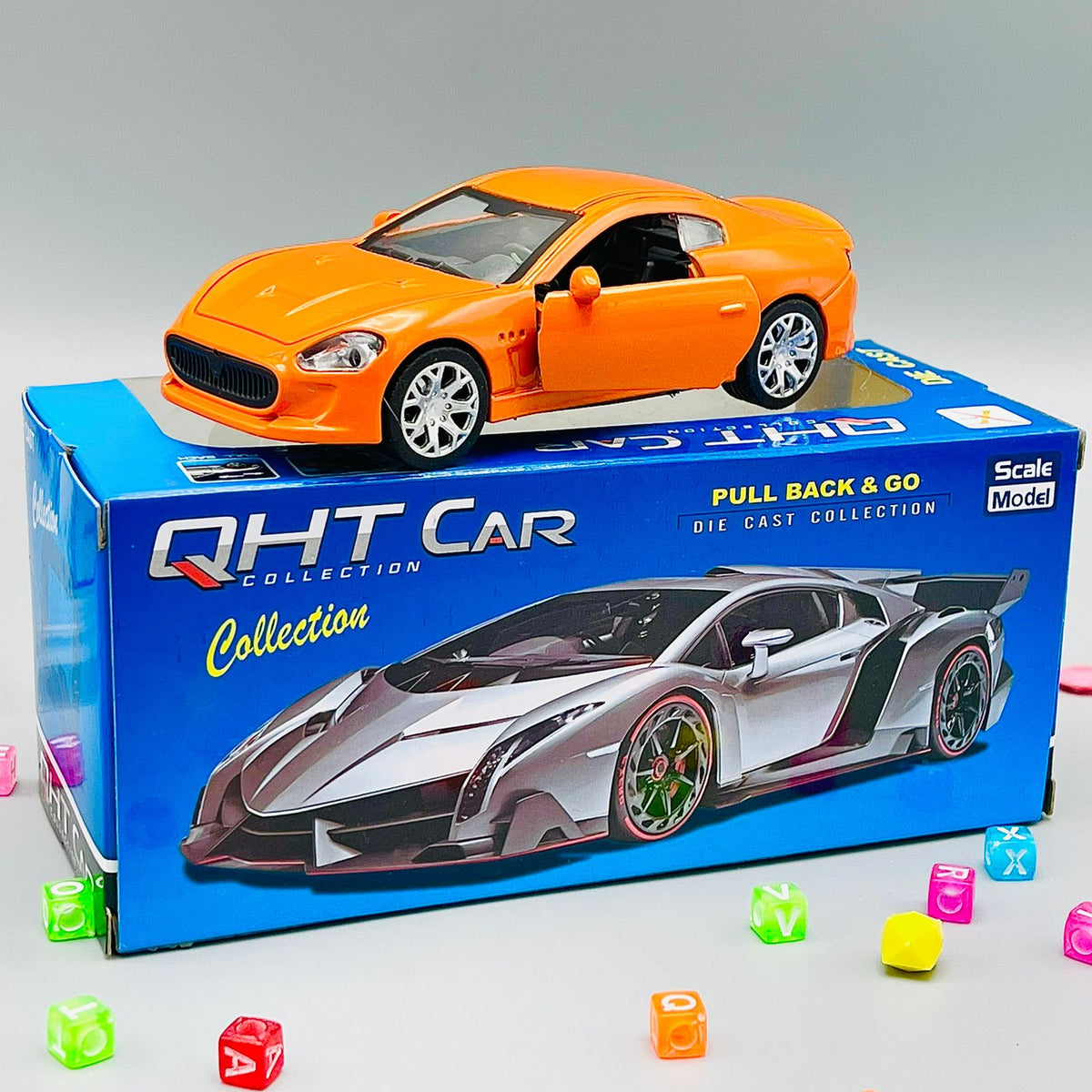 Pull Back Die Cast Metal Racing Car - Assortment