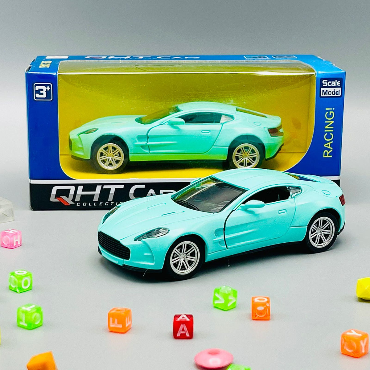 Pull Back Die Cast Metal Racing Car - Assortment