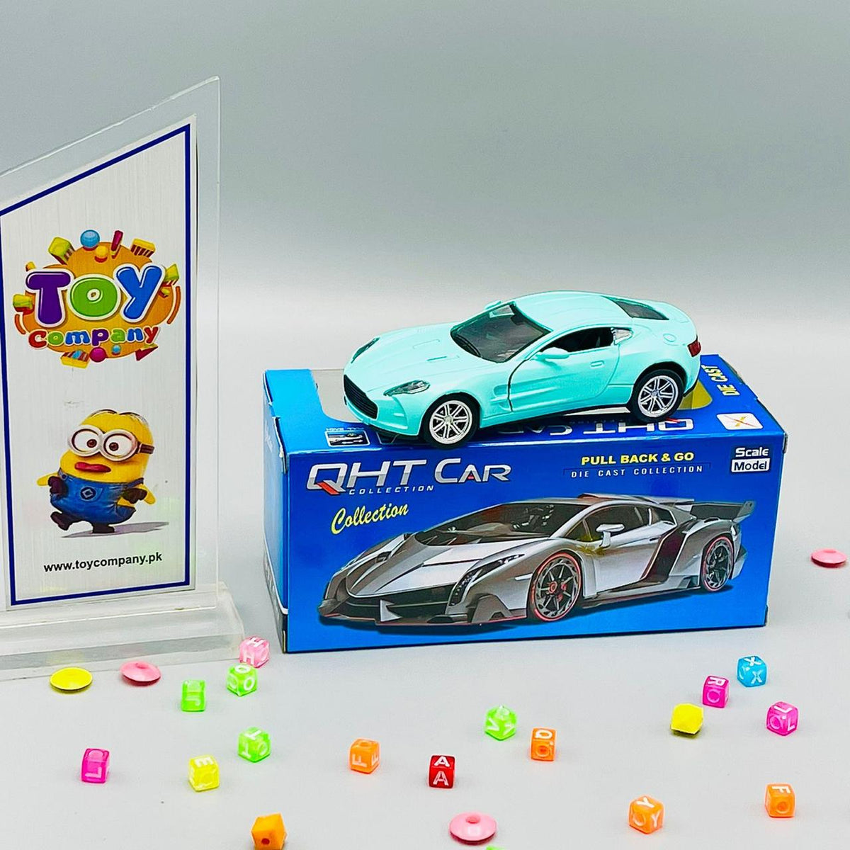 Pull Back Die Cast Metal Racing Car - Assortment