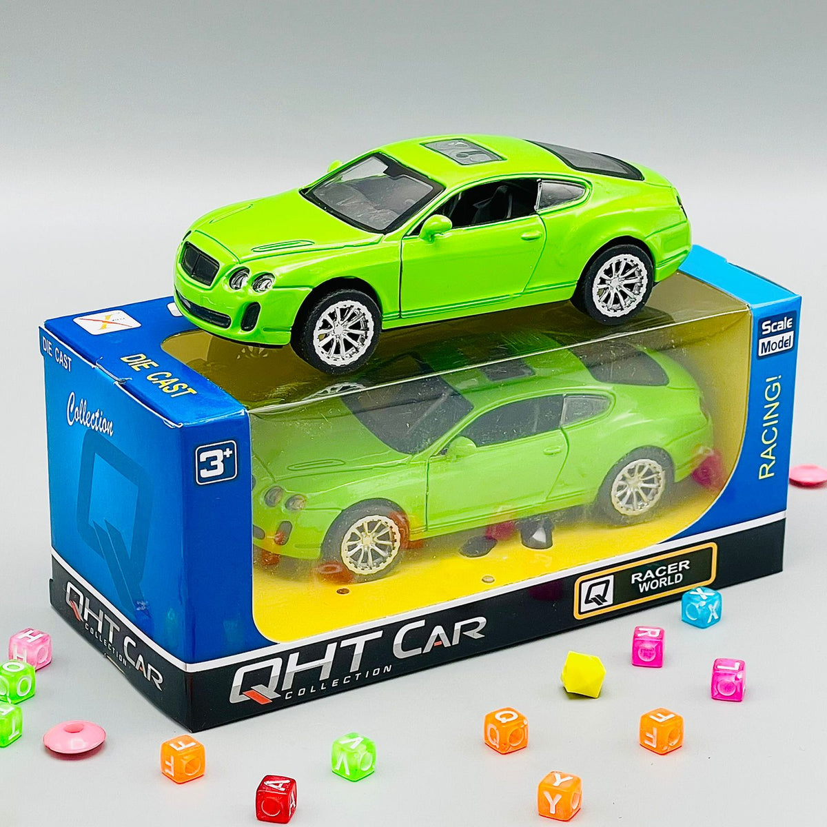 Pull Back Die Cast Metal Racing Car - Assortment