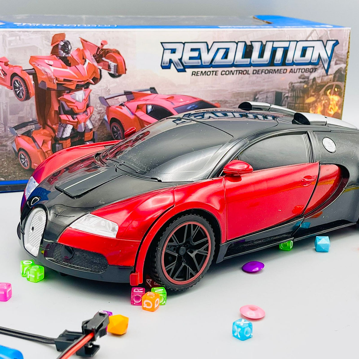 Remote Control Deformation Robot Car