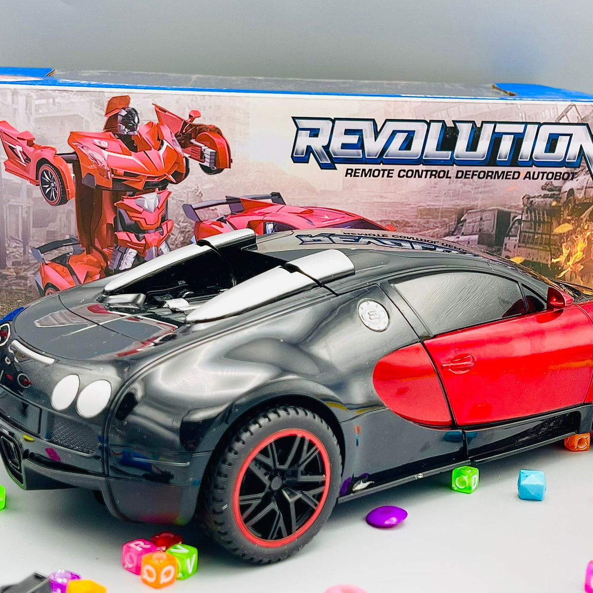 Remote Control Deformation Robot Car