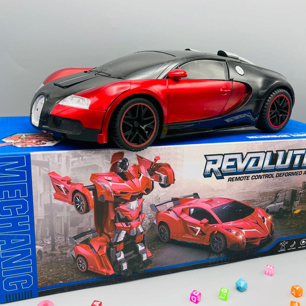 Remote Control Deformation Robot Car