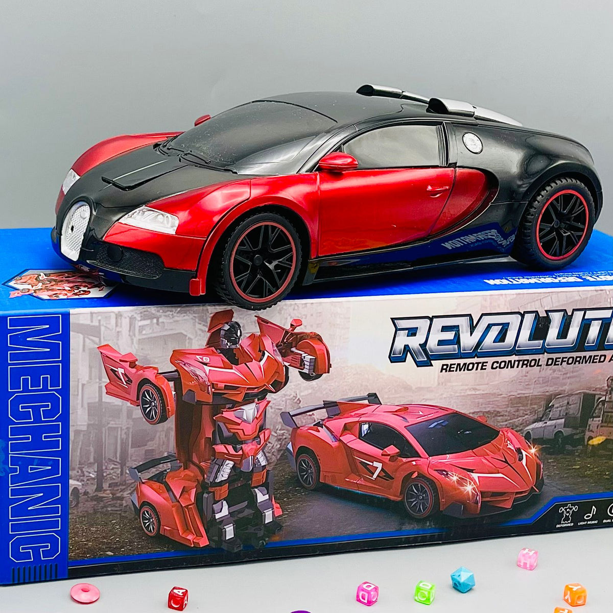 Remote Control Deformation Robot Car