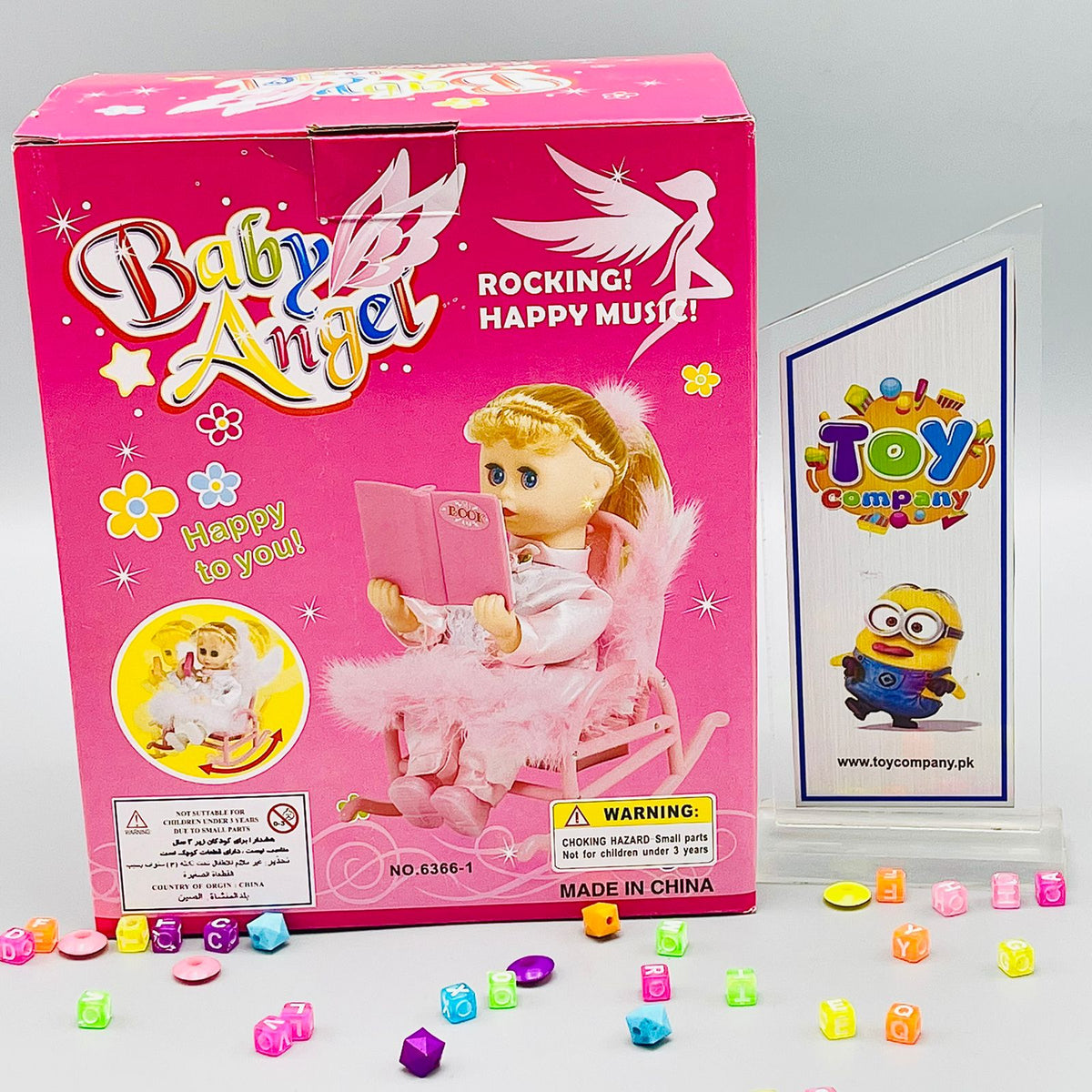 Baby Angel Rocking Chair Musical Doll