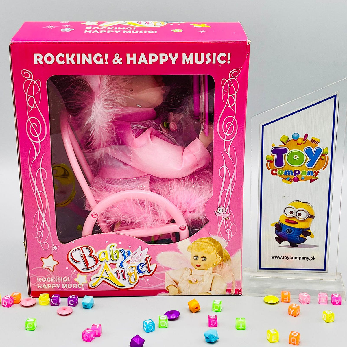 Baby Angel Rocking Chair Musical Doll