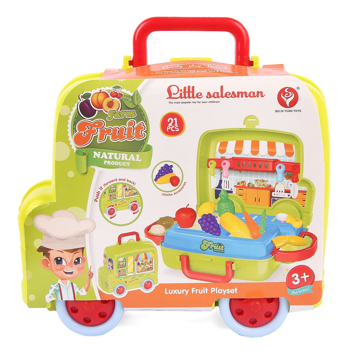 Little Salesman Farm Fruit Set- 21 Pcs