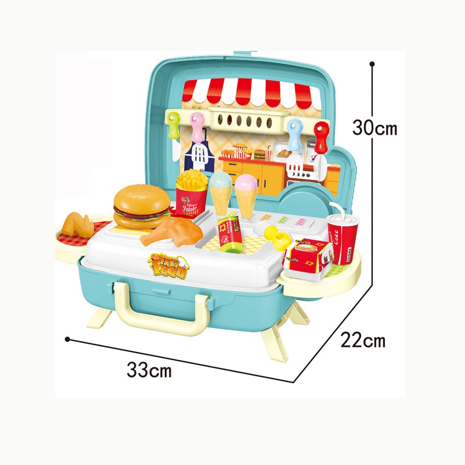 Little Chef Fast Food Set- 21 Pcs